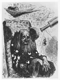 The astrologer Herr Trippa by Gustave Dore