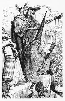 The beggar musicians, iillustration from 'Gargantua and Pantagruel' von Gustave Dore