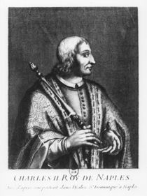 Charles II, the Lame, King of Naples by Pierre Duflos