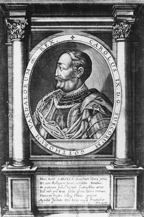 Charles IX, King of Sweden von French School