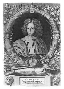 Charles XII, King of Sweden von French School