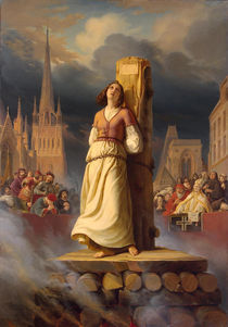 Joan of Arc's Death at the Stake by Hermann Anton Stilke