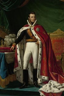 Portrait of William I of the Netherlands von Joseph Paelinck