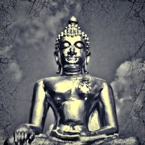 Retro Buddha 1 von kattobello