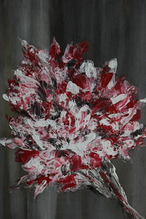 Ein rot-weißer Blumenstrauß by inspiring-art