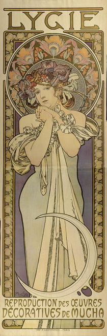 A.Mucha, Lygie– Reproduction .../ 1901 von klassik art
