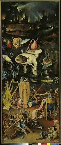 Hell / The Garden of Earthly Delights / H. Bosch / Triptych, 1490 -1510 by klassik art