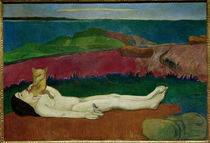 P.Gauguin, The loss of virginity / painting by klassik art