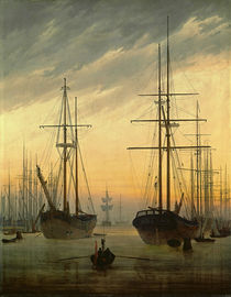 C.D.Friedrich, Ansicht eines Hafens von klassik-art