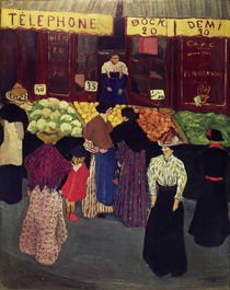 Vallotton / On the market /  c. 1895 by klassik art