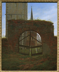 C.D.Friedrich / The cemetery gate /c. 1825 by klassik art