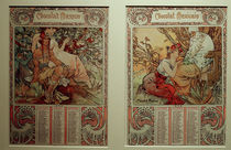 A.Mucha, Kalender 1898 von klassik art