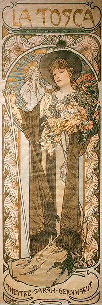 Sardou, Tosca / Poster by Mucha by klassik art