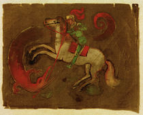 A.Macke / Knight George and dragon by klassik art