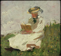 F.Marc / Woman Reading Outdoors / 1906 by klassik art
