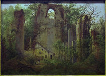 Friedrich / Abbey ruin Eldena /  c. 1824 by klassik art