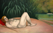 F.Vallotton / Nude by River Bank / 1921 by klassik art