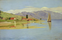 F.Vallotton, The port of Pully by klassik-art