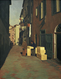 Old Street in Nice by klassik art