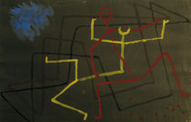 Paul Klee, Gelb unterliegt von klassik art
