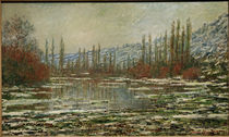 Claude Monet / The Thaw at Vetheuil. by klassik art