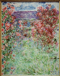 Claude Monet, Das Haus zwischen den Rosen von klassik art