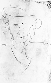 Blaise Cendrars / Drawing by Modigliani by klassik art