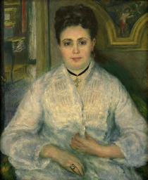 A.Renoir, Madame Choquet in Weiß von klassik art