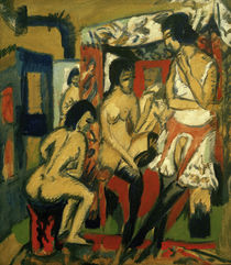 E.L.Kirchner, Akte im Atelier von klassik art