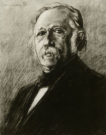 Theodor Fontane, Zeichn. v. M.Liebermann von klassik art