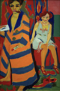 Kirchner / Self-portrait with Model by klassik art