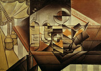 Composition with Watch / J. Gris / Painting 1912 by klassik art
