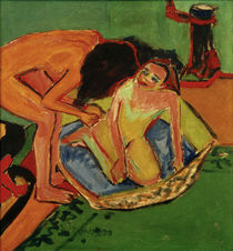 E.L.Kirchner, Zwei Akte mit Badewanne von klassik art