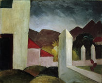 August Macke / Tunisian Landscape by klassik art