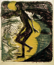 E.L.Kirchner / Man striding out into the.. by klassik-art