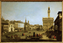 Florenz, Piazza della Signoria / Bellotto von klassik art