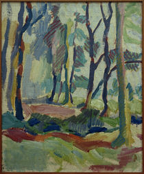 Helmuth Macke, Herbstwald ibei Krefeld / Gemälde, 1910 by klassik art