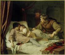 Ermordung Eduards IV. u. Brruder Richard / Gem. v. Hildebrandt by klassik art