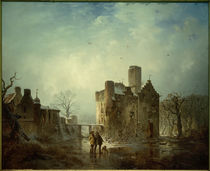 Doornenburg Castle / C.Hilgers / Painting,1871 by klassik art