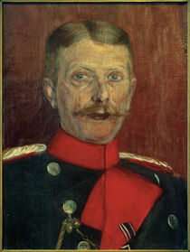 Maximilian von Schwarzkoppen als Militärattaché / Gemälde von Ida Gerhardi by klassik art