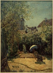 A.Sisley, Sommersonne (Frau mit Sonnenschirm) by klassik art