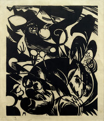 The Story of the Creation of the World / F. Marc / Woodcut, 1914 by klassik art