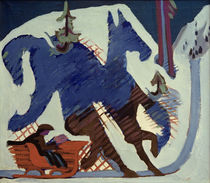 Ernst Ludwig Kirchner / Sleigh Ride. by klassik art