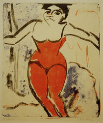 E.L.Kirchner / Cabaret Arist Wanting appl. by klassik art