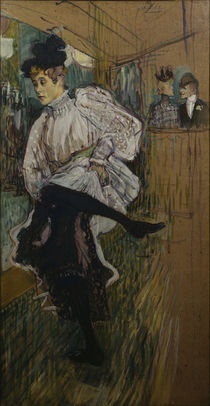 Toulouse-Lautrec, Jane Avril dansant von klassik art