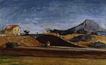 P.Cézanne, Bandurchstich mit Ste-Vict. von klassik art