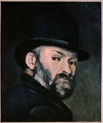 Paul Cézanne, Selbstbildnis mit Melone von klassik art