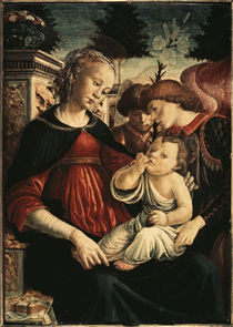 S.Botticelli, Madonna & Child w. Angels by klassik art