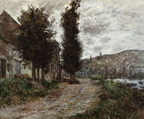 Monet / Towpath near Lavacourt, Painting by klassik art