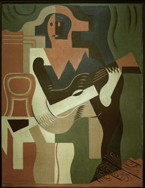 Juan Gris / Harlequin w. Guitar / 1919 by klassik art